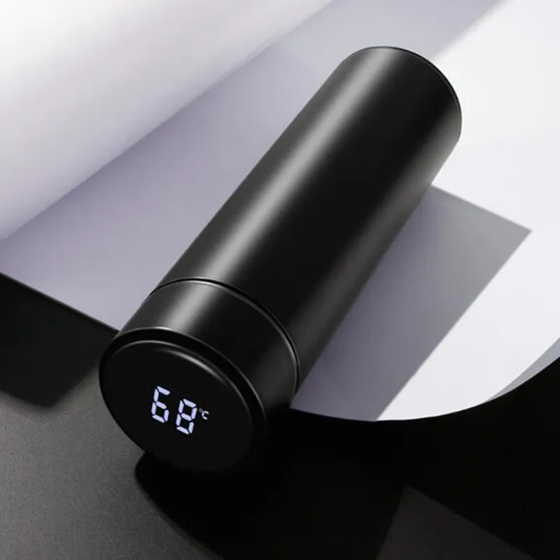 Intelligent Thermos Display Temperature Stainless Steel Thermo Cup Strainer