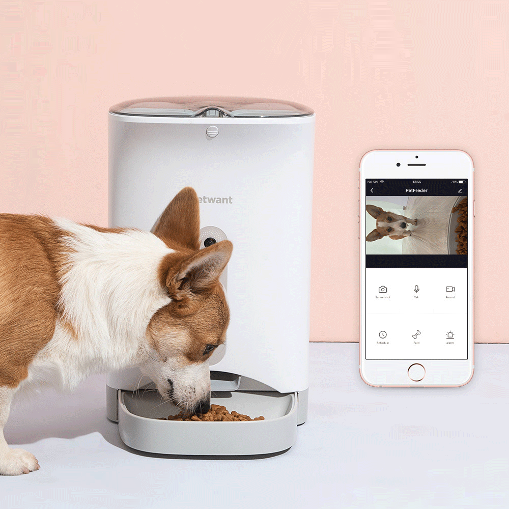 HIMOJO Smart Cat Bowl Automatic Dog Feeder Cat Food Cat Accessories Pet