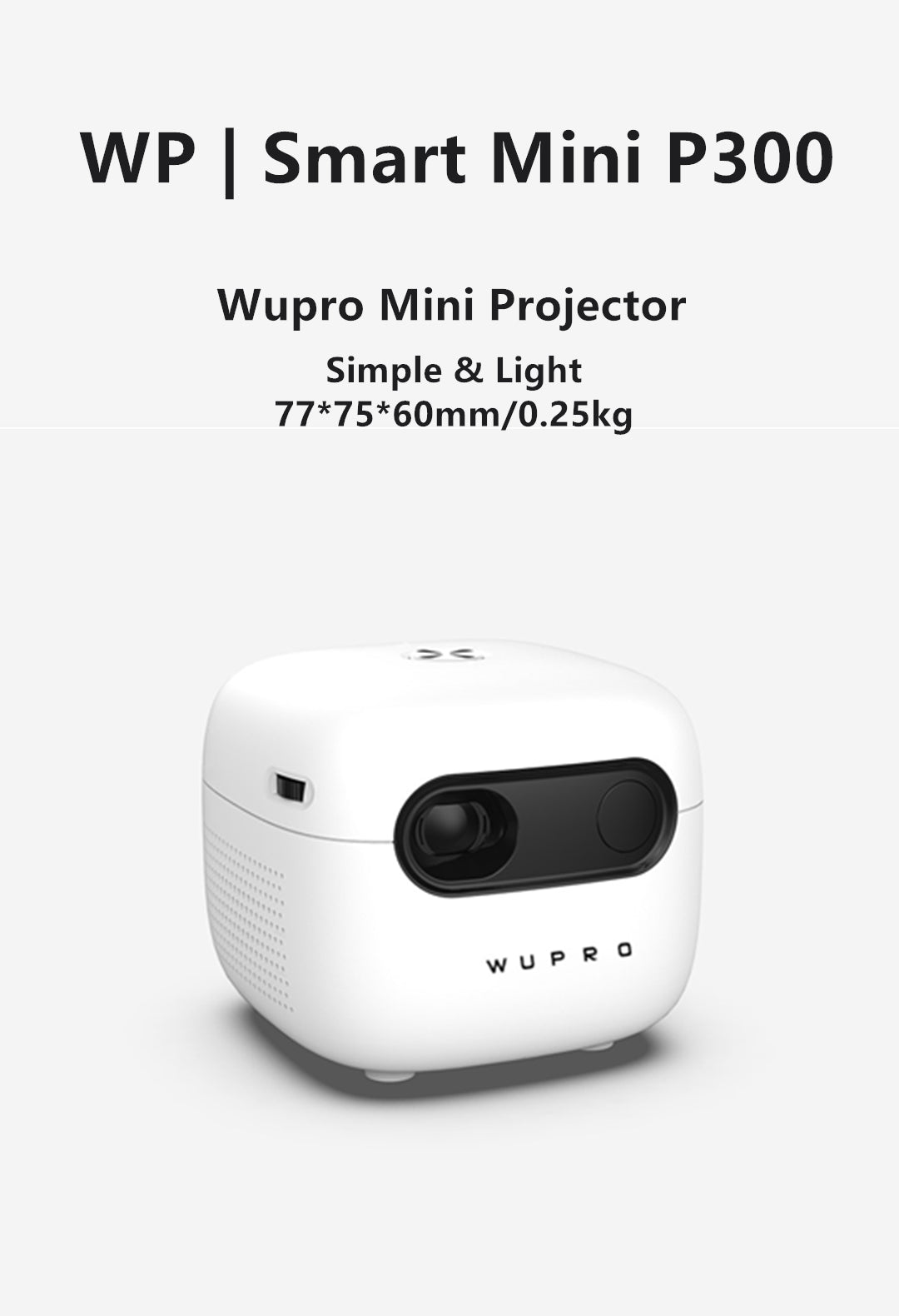 New Mini Projector 1080p Android Projector Mult Language P300 Proyector Smart Mi