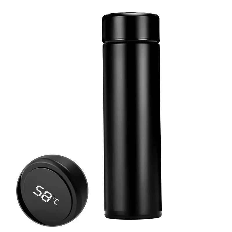 Intelligent Thermos Display Temperature Stainless Steel Thermo Cup Strainer