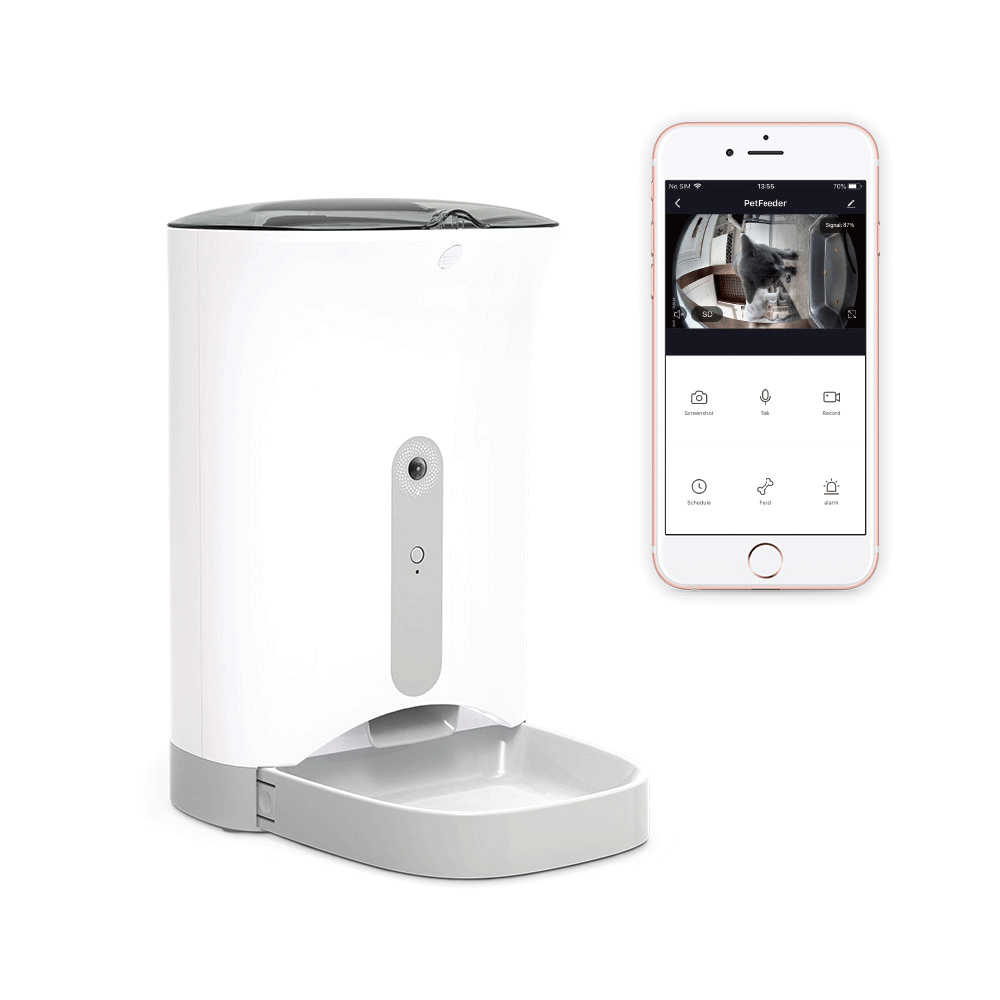 HIMOJO Smart Cat Bowl Automatic Dog Feeder Cat Food Cat Accessories Pet
