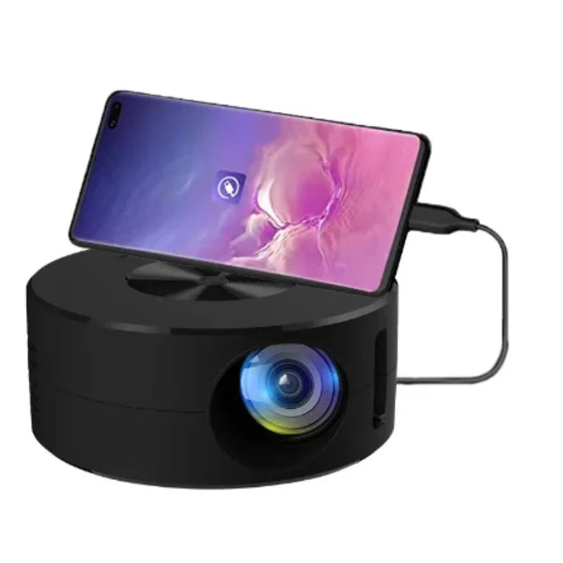 YT200 Smart Projector LED HD TV Video Projector for 4K 1500 Lumens Android Same
