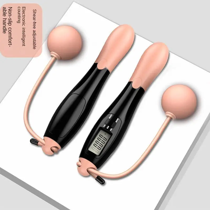 Cordless Electronic Jumping Rope Counting Speed Skipping Counter Gym Fitness