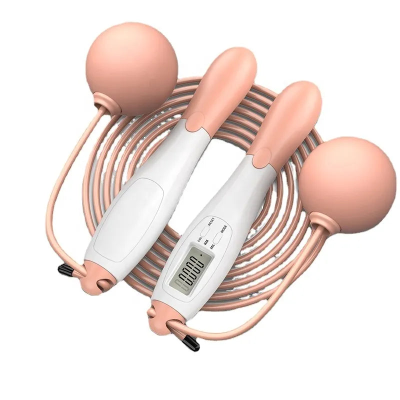 Cordless Electronic Jumping Rope Counting Speed Skipping Counter Gym Fitness