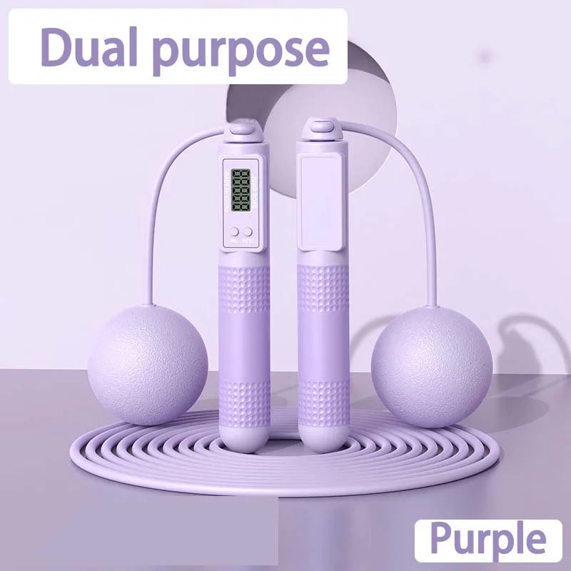Jump Rope With Counter, Adjustable Skipping Rope With Calorie Counter, Smart
