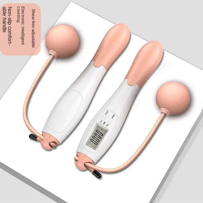 Cordless Electronic Jumping Rope Counting Speed Skipping Counter Gym Fitness