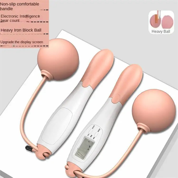 Cordless Electronic Jumping Rope Counting Speed Skipping Counter Gym Fitness