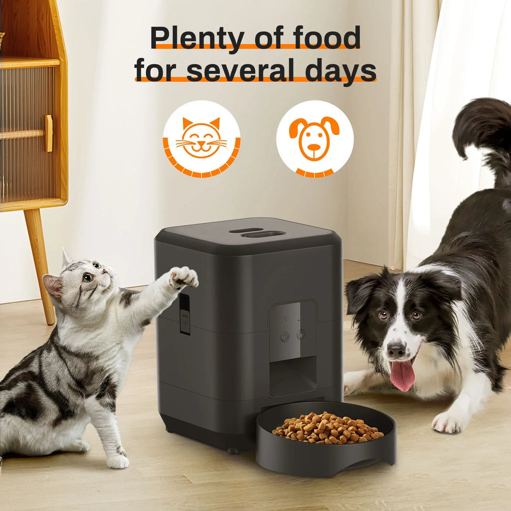 2L Smart Control Pet Feeder WIFI  Feeders for Cats Remote Feeding