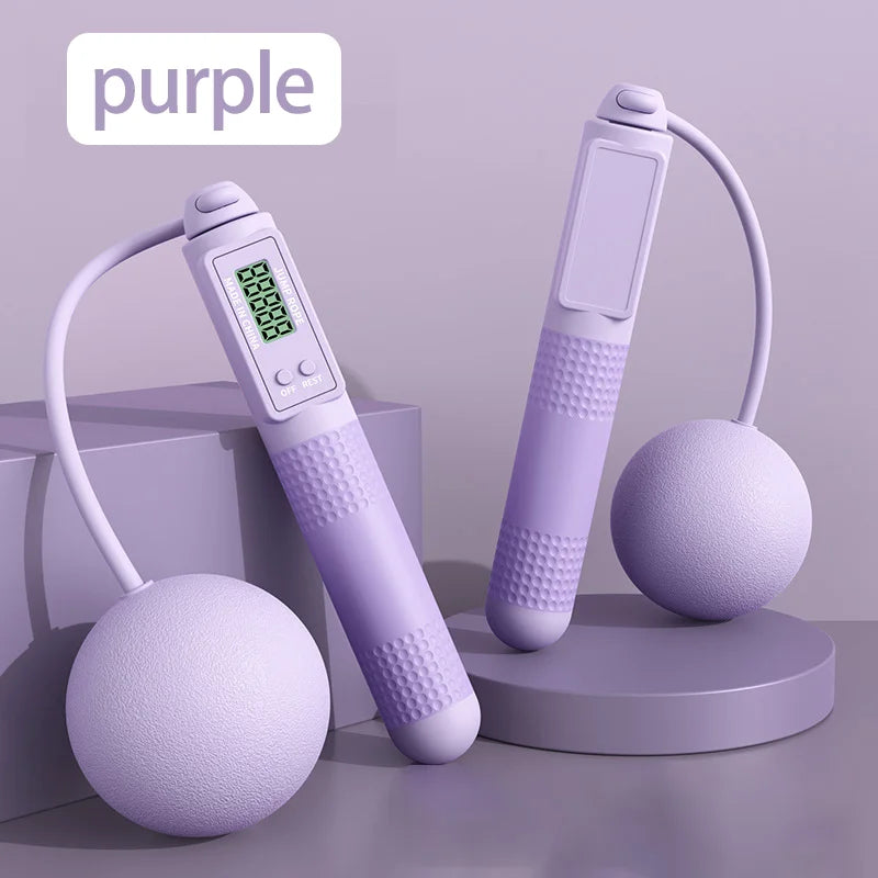 Jump Rope With Counter, Adjustable Skipping Rope With Calorie Counter, Smart