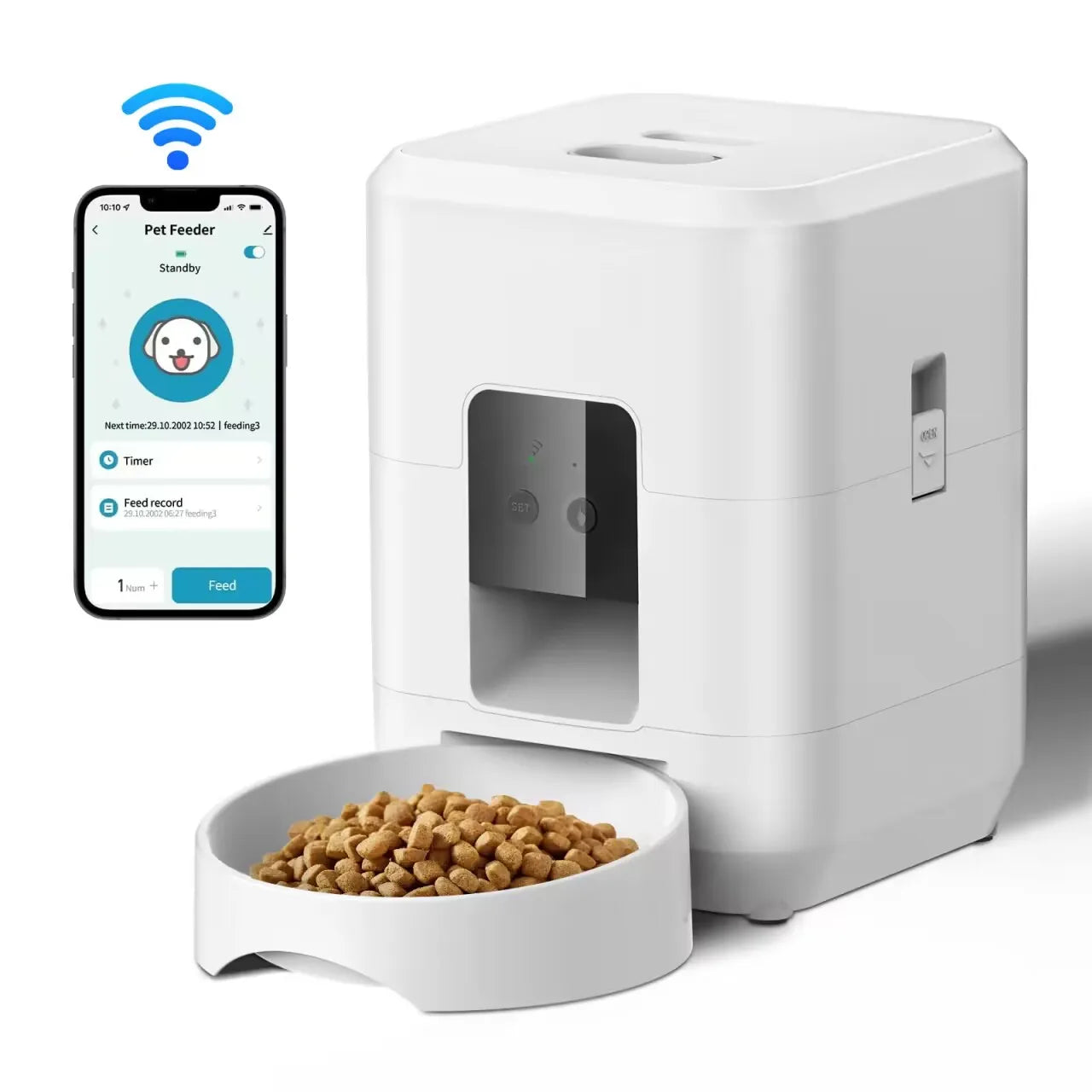 Smart Pet Feeder Automatic Cat Feeder Dog Slow Food Machine With Timed